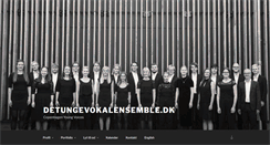 Desktop Screenshot of detungevokalensemble.dk